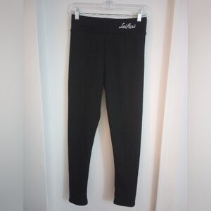 Fleece-Lined Winter Black Leggings Size Small